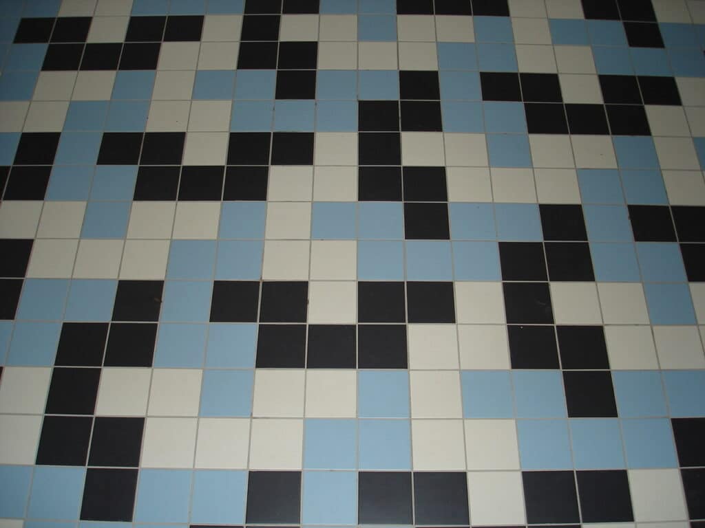 tegelvloer patroon tegels 10x10
