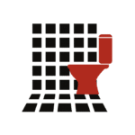 Pictogram tegels toilet