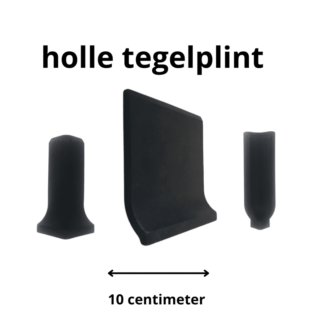 Holle Tegelplint Dhg Zwart + Inwendige Hoeken In En Uitwendig