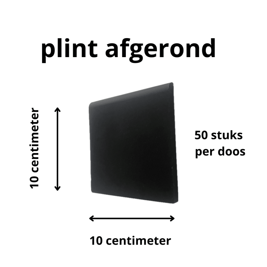 Plint Afgerond Dhg 10x10 9mm