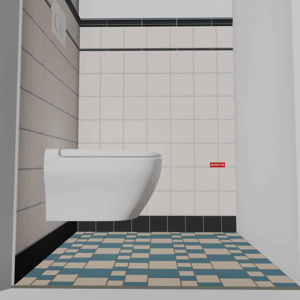 Wc Dizzy Blauw Wit 02